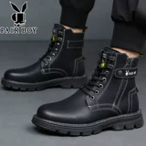 Martens, высокие утепленные удерживающие тепло сапоги в английском стиле, ботинки, из натуральной кожи, в британском стиле