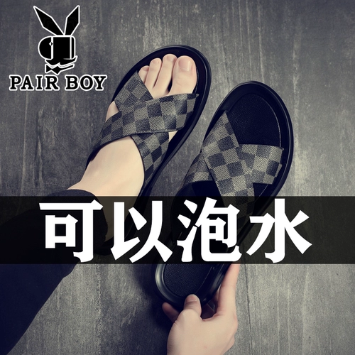 Летние нескользящие тапочки, сетчатые слайдеры для отдыха, популярно в интернете