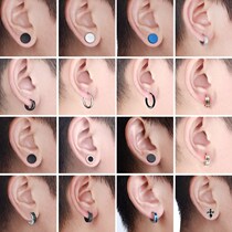 Ears male senior sensations 2021 New Tide earrings ins trend personality single cold hip hop ear ornaments