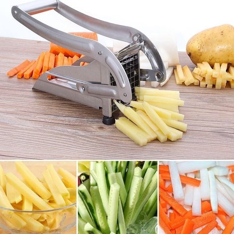 Cucumber Cut Bar Machine Cut Bar Theorizer Stainless Steel Hand Multifunction French Fries Kitchen good helper Roof potato yellow