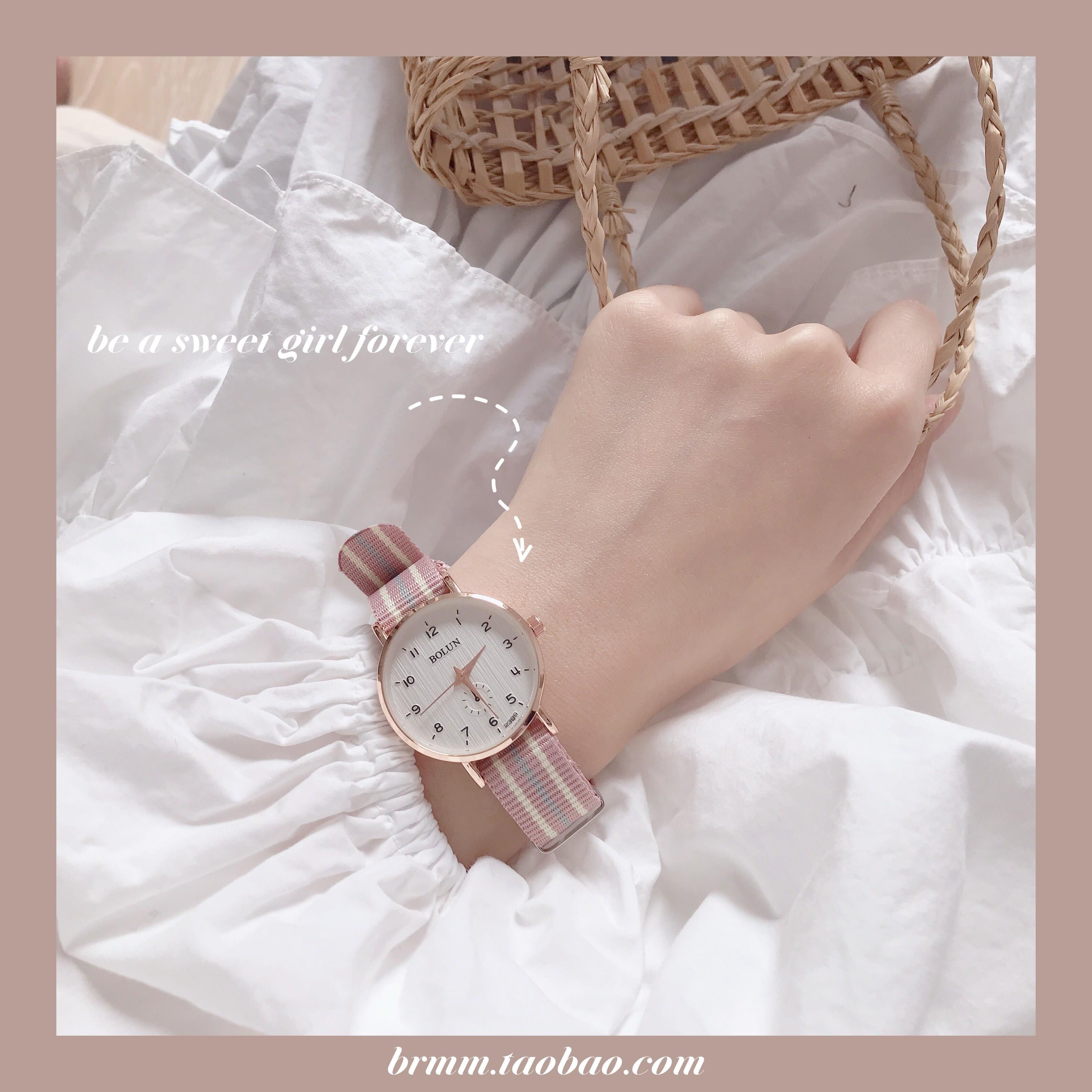 Sen Xiaoqing Watch Young Girl Simple temperament in College Small Dial Little Handle Watch