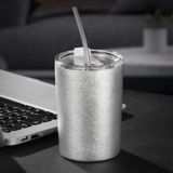 Чистое титановое двойное кофейное чашка Cofite Cup Cup с крышкой с титановым сплавным портативным портативным анти -хат