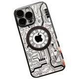 Apple, креативный совместимый объектив с зарядкой, чехол для телефона, прозрачный iPhone 14, защитный чехол подходит для мужчин и женщин, схема, iphone, 14promax