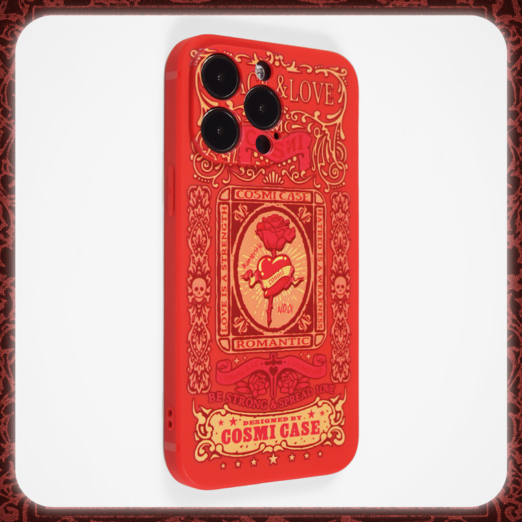 Cosmi ROMANTIC Rose Tarot Card New 15, 14, 13, 12 iPhone Case