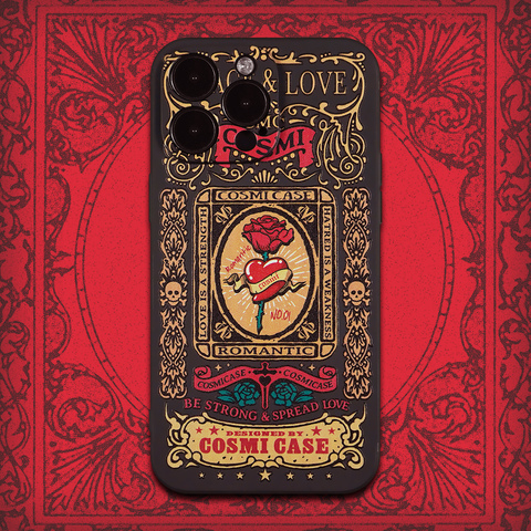 Black — Cosmi Romantic Tarot Card New 15, 14, 13, 12 iPhone Case