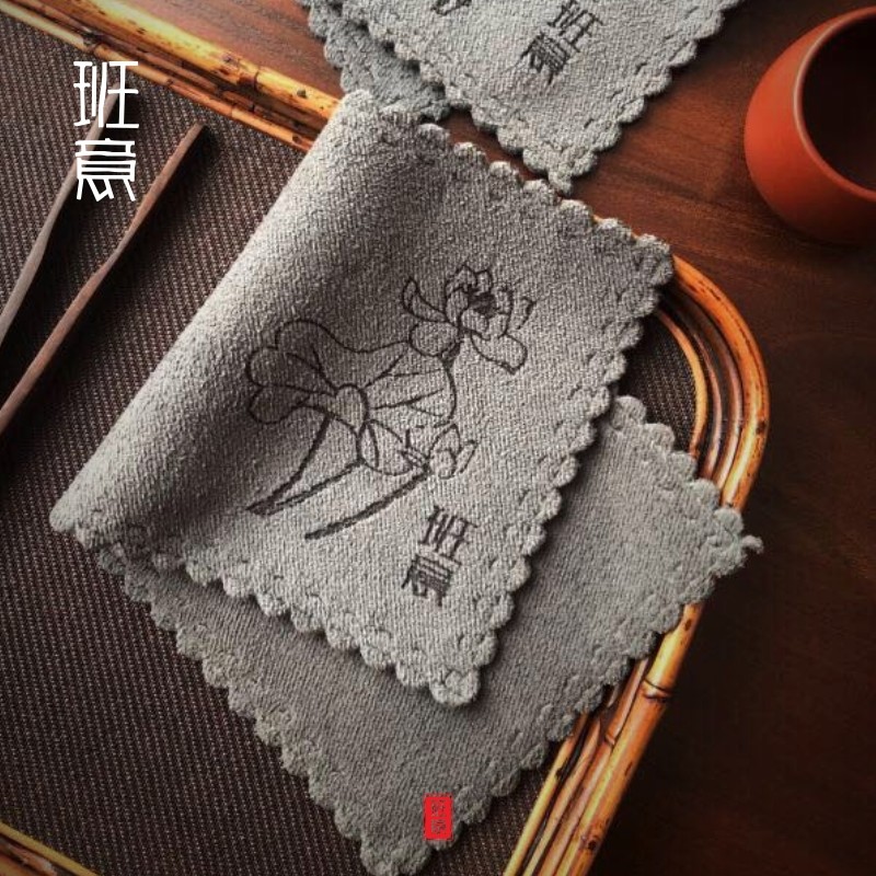 震惊！这居然是茶席界の爱马仕？班意茶巾居然让我喝茶都变高级了！ -茶巾-淘宝好物网