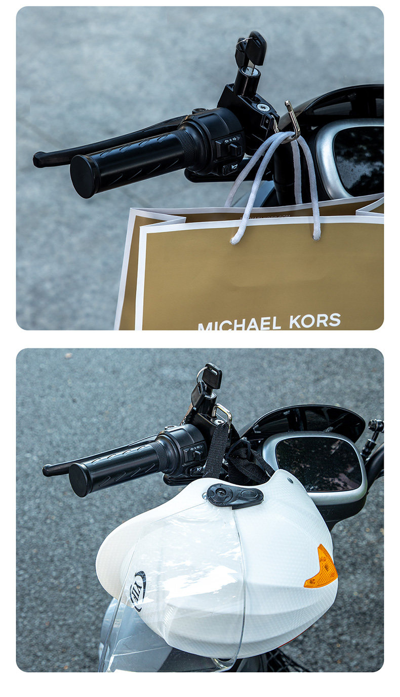 Electric Vehicle Motorcycle Helmet Lock Anti-Theft Anti-Stealing Fixed Helmet Lock Hook Lock Electric Bike Hat Lock with Key