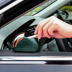 Car Ashtray Aluminum Alloy High-End Creative Car Anti-Fly Ash Car Supplies Collection Interior Car Artifact