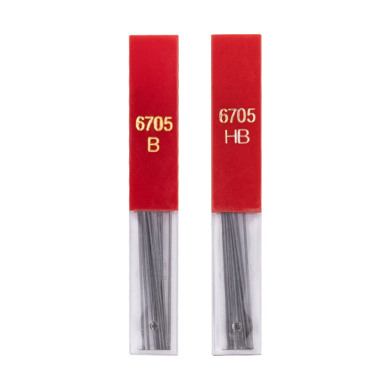 Caran D'Ache Kailandi Kada Swiss Imported 0.5mm 2mm Break-Resistant Large-Capacity Automatic Pencil Lead, Student-Specific B/Hb Automatic Pencil Lead, Non-Breaking Lead, Mechanical Pencil Lead