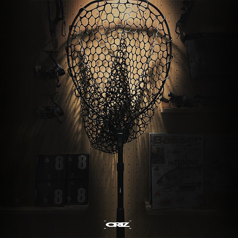 Oriz Portable Foldable Fishing Net, Lightweight Rubber Fishing Net, Telescopic Lure Net, Easy to Clean and Does Not Hurt Fish Oriz Portable Foldable Fishing Net, Lightweight Rubber Fishing Net, Telescopic Lure Net, Easy to Clean and Does Not Hurt Fish