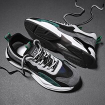 Mens shoes 2021 Spring new Korean version Trend casual sports breathable tennis noodles autumn and winter running Old Dad Tide Shoes