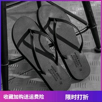 Herringbone drag male summer fashion outside wearing 2021 new clip-foot dragging personality anti-slip tide lovers beach sandals