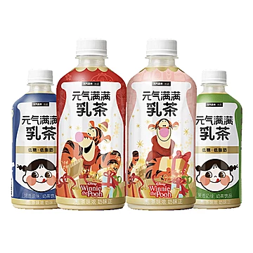 乳茶迪士尼联名椰椰桃桃奶茶450mL*6瓶