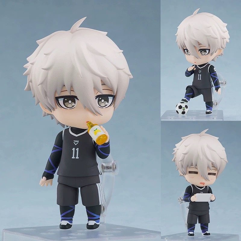 Blue Prison 2056 # Nagisa Seijuro Movable Nendoroid Figure with Interchangeable Faces, Q Version Doll Model, Merchandise, Birthday