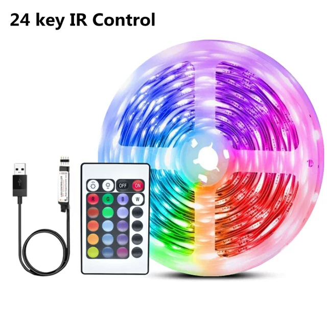 LED-лента гибкий светильник RGB 5050 Bluetooth пульт ДУ 3 клавиши