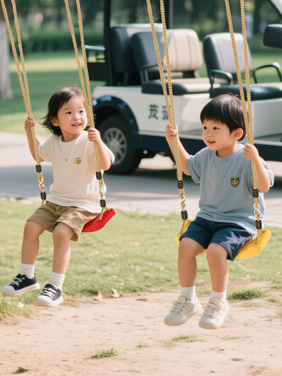 Children's Adjustable Swing Indoor and Outdoor Single Bar Swing Toy Baby Sensory Training Hanging Rope Home Hanging Chair