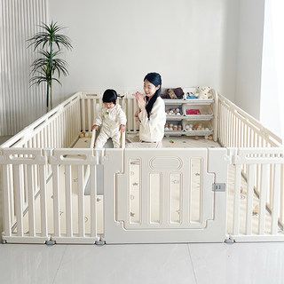 Baby Playpen with Crawling Mat for Indoor Use in the Living Room, Children's Play Fence