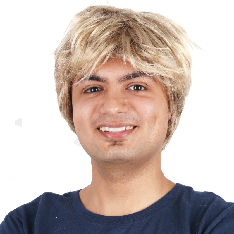 2026 Direct Sale Golden Brown Men's Wig, European and American Short Hair Wig, Fluffy and Stylish European and American Men's Wig 2026 Direct Sale Golden Brown Men's Wig, European and American Short Hair Wig, Fluffy and Stylish European and American Men's Wig