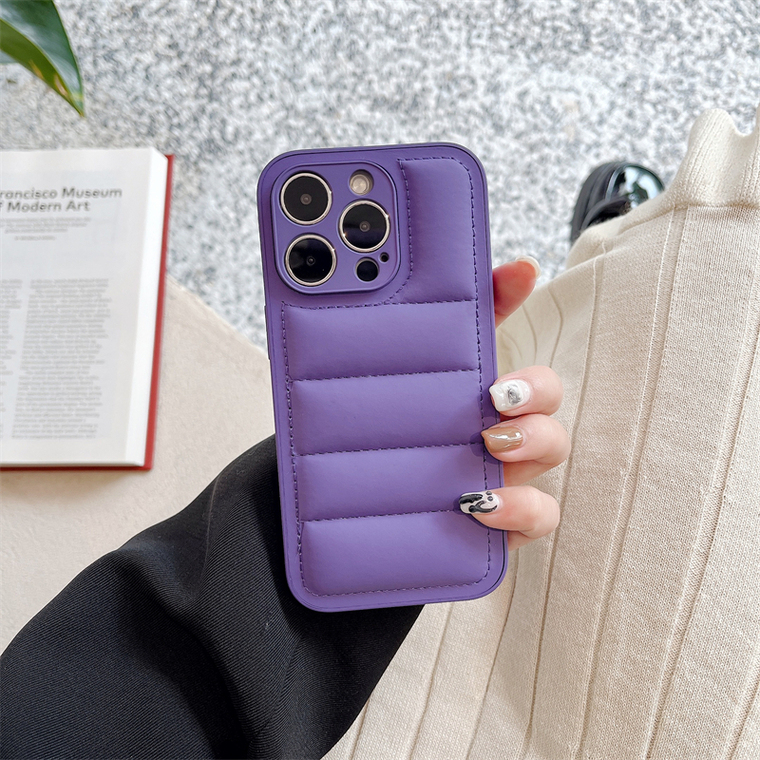 Plain Puffy Puffer Down Jacket Plus/Pro/Max – 16, 15, 14, 13 iPhone Case
