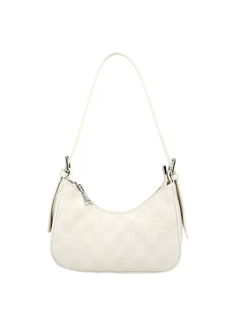  Chalie&Kolsr Authentic Niche Cream Crescent Armpit Bag 2025 Spring High-End Baguette Shoulder Bag