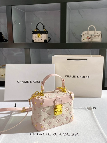 Розовое элитное ведро, сумка на одно плечо