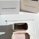 CHALIE&KOLSR Розовая коробка, портативная сумка на одно плечо, осенняя, из натуральной кожи, премиум класс