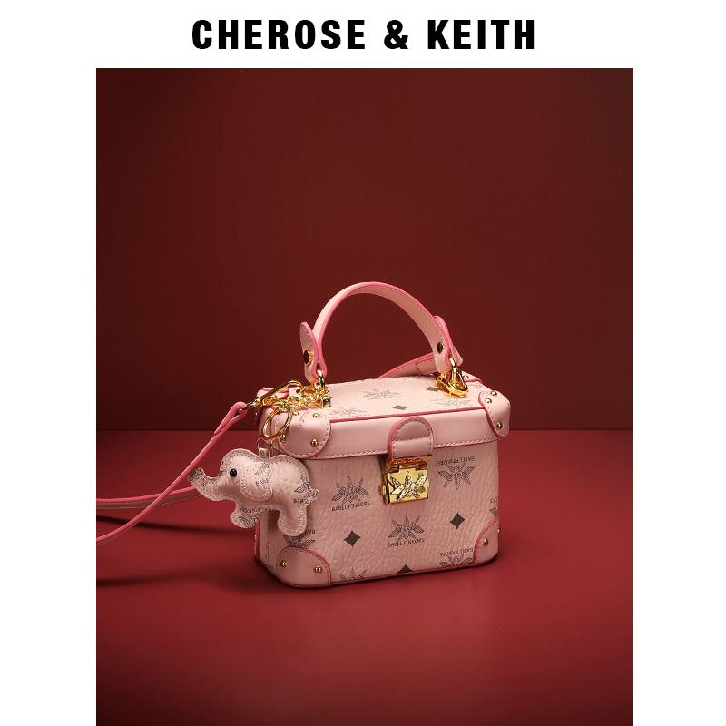 Hong Kong Chviles Keirh leather bucket bag women's Messenger bag women's autumn and winter 2022 new trendy handbag