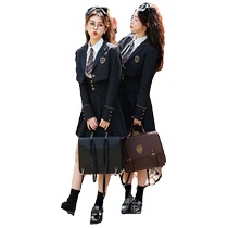 Korean Faculty College Wind Suit Hundred Pleats Dress Positive Dress Womens Autumn Clothing High School College Students Arguments for Costume JK Uniforms