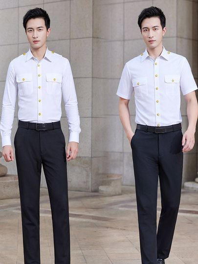 Новая униформа железнодорожных работников 2025 года, рубашка-поло 23-го типа для мужчин и женщин, синяя рубашка с коротким рукавом, рабочая одежда, новая модель униформы железнодорожного персонала