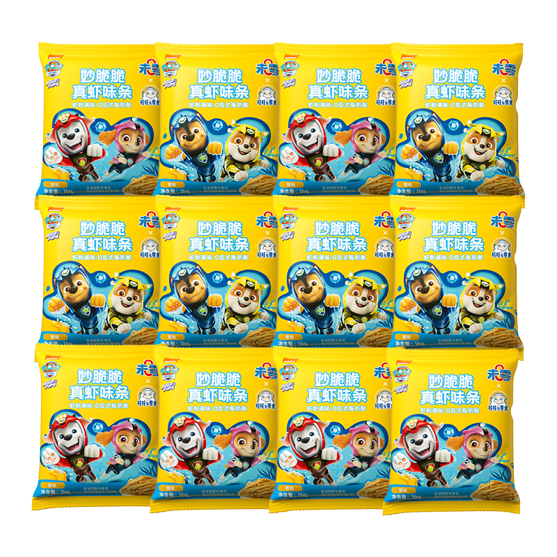 El equipo de Wei Ling Wang Wang hizo grandes contribuciones a las tiras crujientes con sabor a camarón real