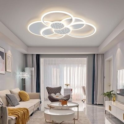 Living room lamp modern minimalist atmosphere 2022 new rectangular led ceiling lamp lamps and lanterns whole house package combination