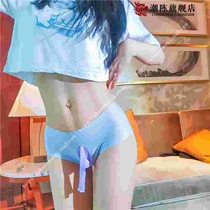 Unisex thin underwear sexy pure lust style womens clothing boss simple solid color sweet stockings briefs