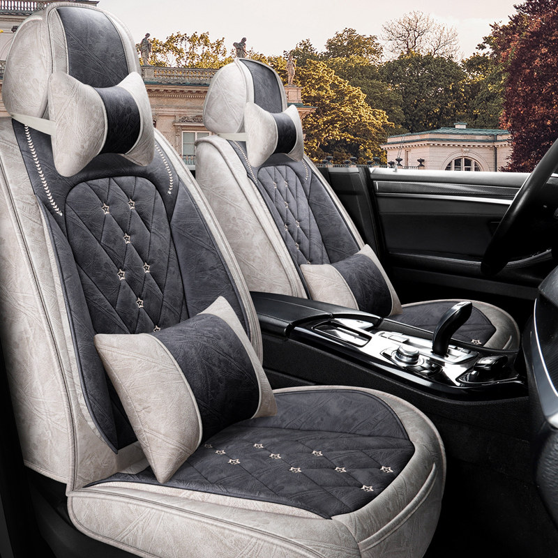 22 years new fully surrounded car seat cover technology cloth seat breathable four seasons universal cushion fabric car seat cushion