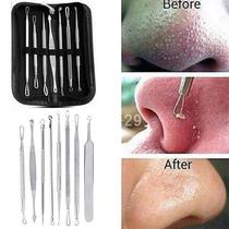 7pc Blackhead Pimple Spot Comedone Acne Extractor Tool Kit