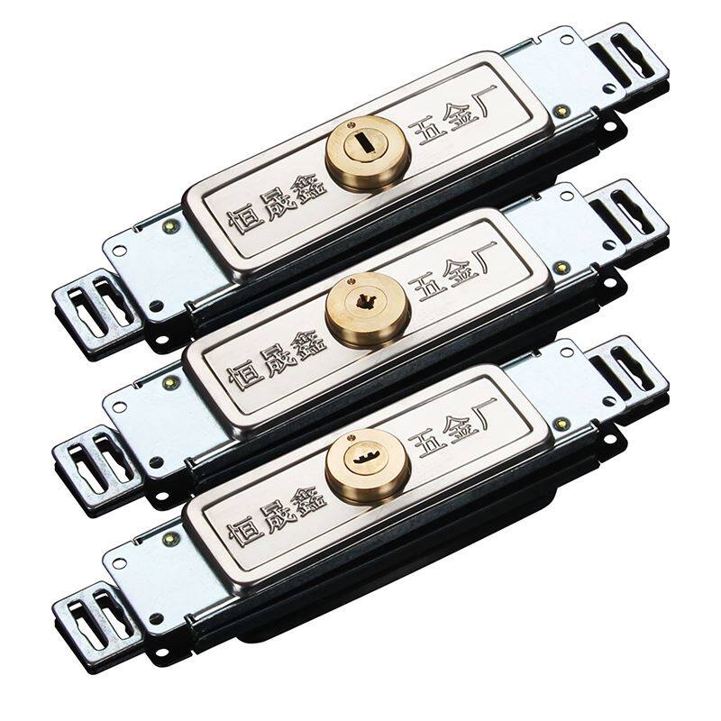 Household rolling door lock, rolling door lock, cross anti-theft door lock, copper core, rolling door lock, rolling door lock, middle