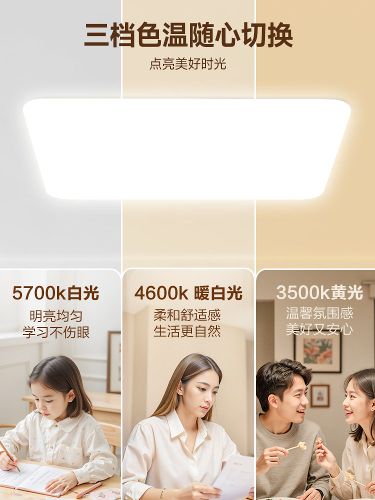 Bull Living Room Light Fixtures Whole House 2025 New Model Living Room Ceiling Light Full Spectrum Lighting Collection Living Room Main Light