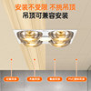 Bull Pvc Gypsum Board Plastic Honeycomb Panel Light Bulb Heating Bathroom Heater 30X30 Bathroom Exhaust Fan Lighting Integrated