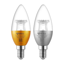 Bull candle bulb led small screw e14 energy-saving lamp living room super bright crystal chandelier 3w5 watt household light bulb