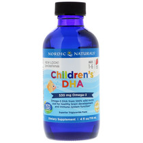 Original American Norwegian fish cod fish oil DHA for infants and young children 119ml