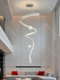 Villa Open-Air Living Room Duplex Building Large Chandelier Designer Light Luxury Art Staircase Grand Crystal Streamer Chandelier
