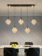 Light Luxury Crystal Dining Room Chandelier, Modern Minimalist Dining Room Lamp, Italian High-End Creative Art Dining Table Chandelier