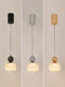 Pinyan Italian-Style Bedroom Bedside Small Pendant Lamp, Eye-Protecting Pumpkin-Shaped Simple Modern Dining Room Lamp, Entryway Hallway Lamp