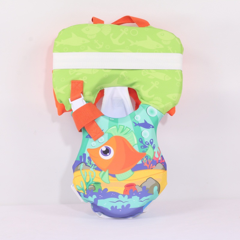 Early birth baby baby swimming buoyancy vest life vest Safe and comfortable bath neck ring groveling lap 8-20 catty-Taobao