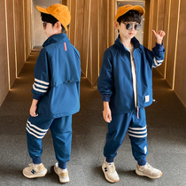 Boy Yangqi suit children sports net red 2022 new boy handsome tide card spring autumn season trendy CUHK child