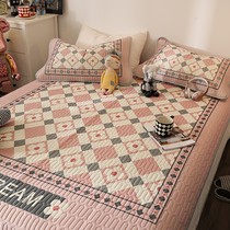 He she loves washable folding minimalist geometric lattice latex mat three sets 1 5m1 8 summer sandmat Soft XI