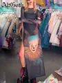 Altgoth Vintage Gothic Princess Dress Женщины Dark Harajuku La        