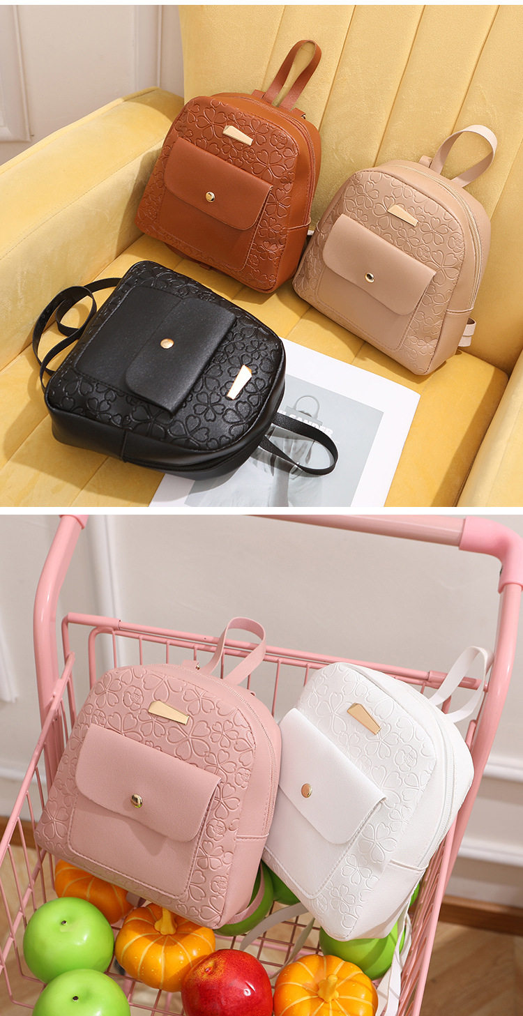 рюкзак None Other Mini Backpack Women PU Leather Shoulder Bag For Teenage Girl