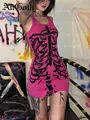 Altgoth Vintage Gothic Princess Dress Женщины Dark Harajuku La        