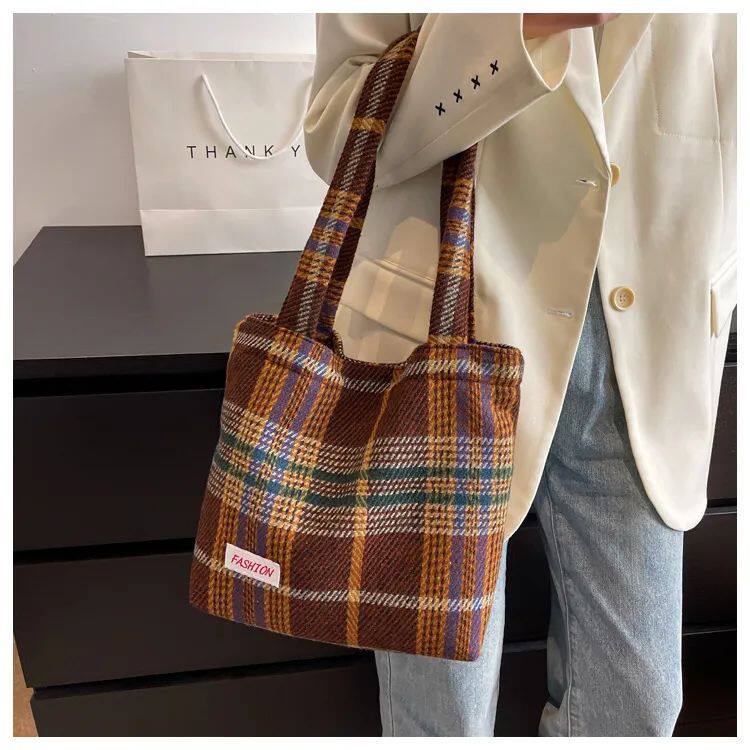 Седло мешок tote women's bag shoulder wool shopper bags for women large OTHER