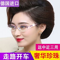 New Bekang Old Flower Mirror Female Near Dual-Use HD Blu-ray Anti-Fatigue Intelligent Zoom of the Older Eye